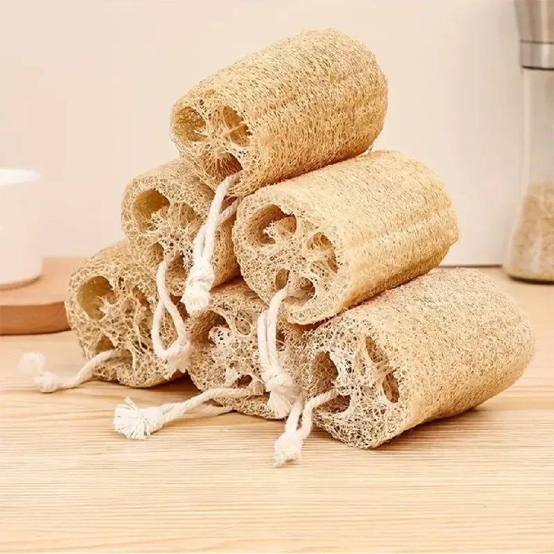 Exfoliating Scrub Mens - Natural Egyptian Loofah Exfoliating Body Scrubber,