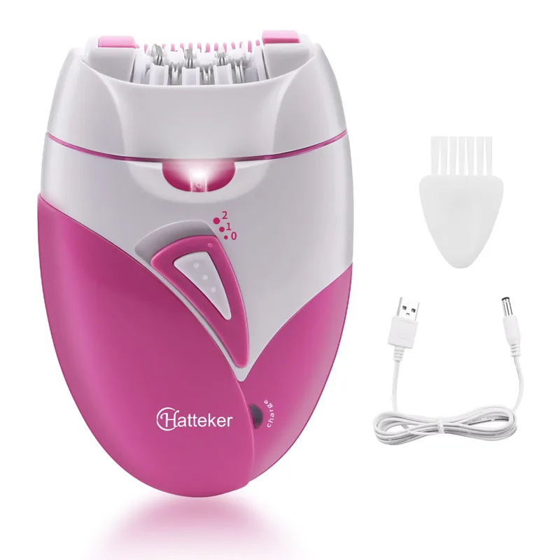 Eyebrow Razor Trimmer - Hatteker Electric Plucker Clamp Wheel Type