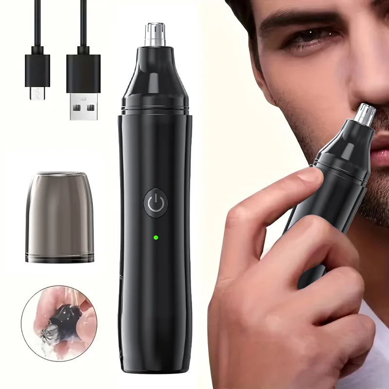Men'S Grooming Tool - Rechargeable Nose Hair trimmer and Facial