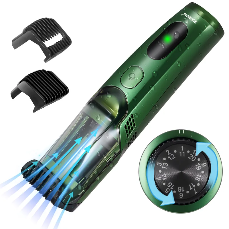 Men'S Grooming Vacuum - Solimpia Cordless Beard Trimmer for Men