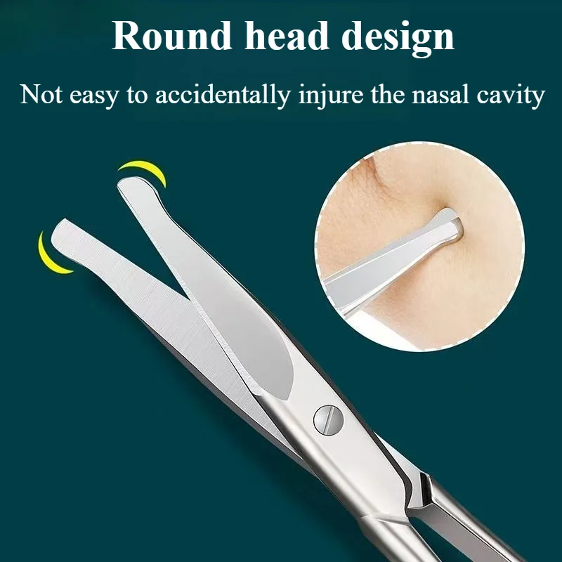Eyebrow Razor Trimmer - Curved Blade Eyebrow Scissors Professional Stainless