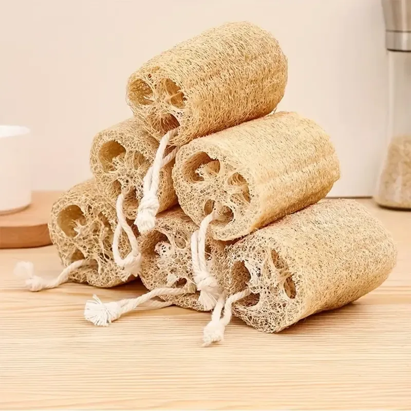 Exfoliating Scrub Mens - Natural Egyptian Loofah Exfoliating Body Scrubber,