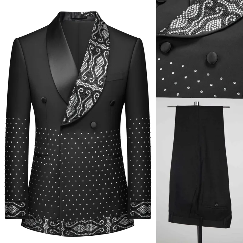 Men'S Grooming Pictures - Real Picture Men Suit Crystal Business
