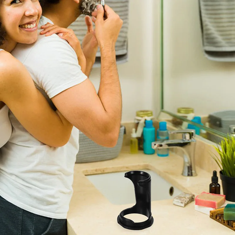 Men'S Grooming Tool - 2Pcs Plastic Beard Brush Stand Holder