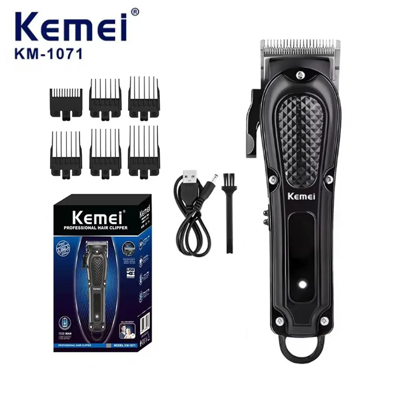 Mens Grooming Tools - Kemei KM-1071 Electric Hair Clipper UBS