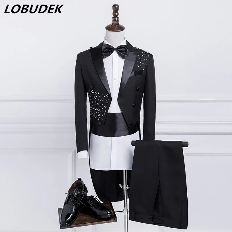 Men'S Grooming Studio - Tailing Men's Suit Formal Magician Swallowtail