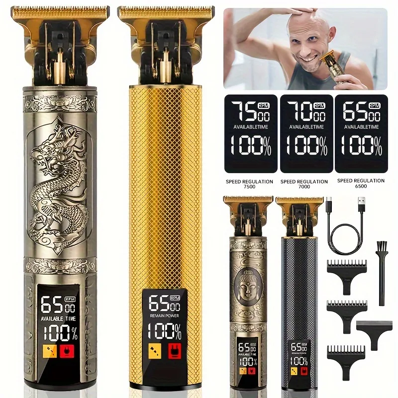 Men'S Grooming Essentials - Professional Vintage Hair Clippers and Trimmers