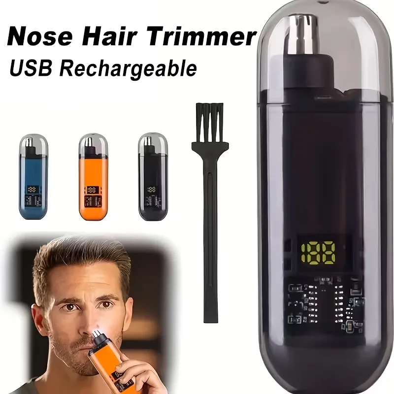 Eyebrow Razor Trimmer - Nose Hair Trimmer Rechargeable Electric Nose