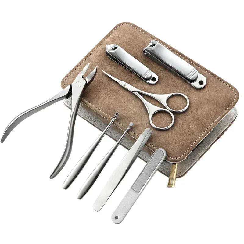 Men'S Grooming Essentials - 8/12pcs Professional Manicure Kit Stainless Steel