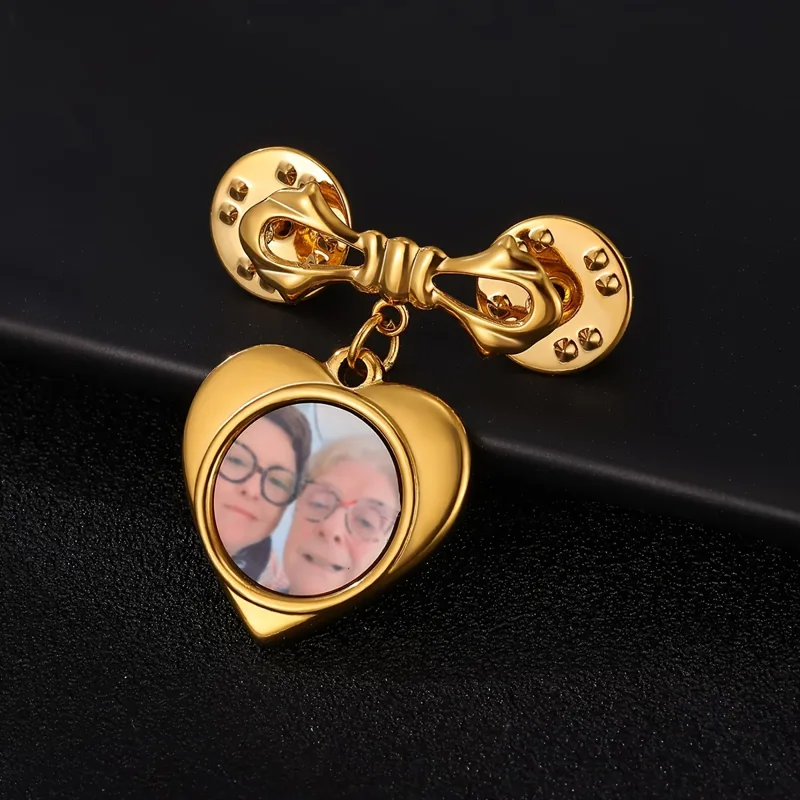 Men'S Grooming Pictures - Custom Photo Brooch For Women Men