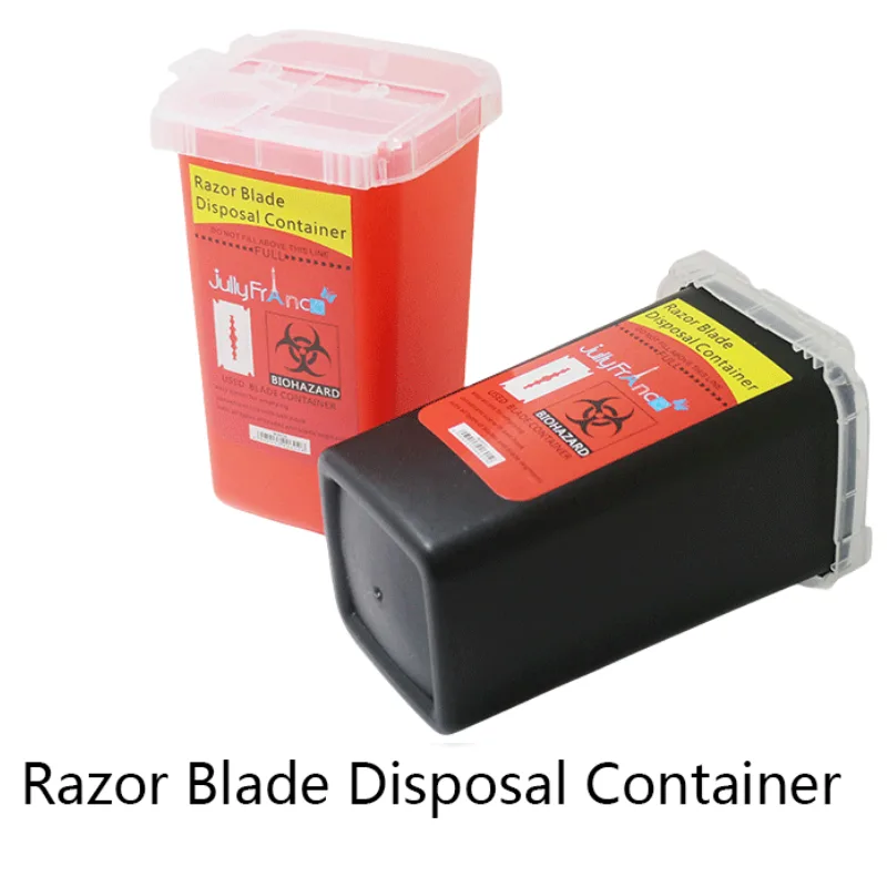 Eyebrow Razor Trimmer - Salon Trash Storage Box Barbershop Hairdressing