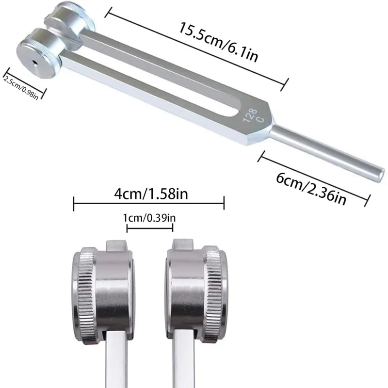 128Hz Tuning Fork Set - Stainl - Ear Wax Remover recension och pris