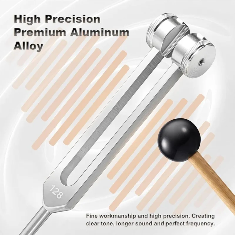 128Hz Tuning Fork Set - Stainl - Ear Wax Remover recension och pris