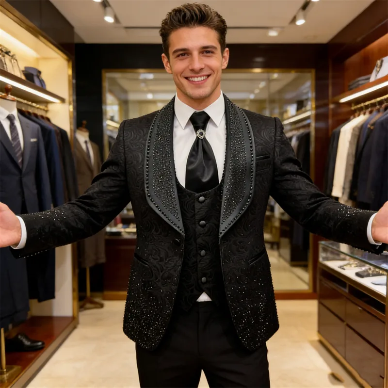 Mens Three Piece Formal Suit ( - Men'S Grooming Pictures recension och pris