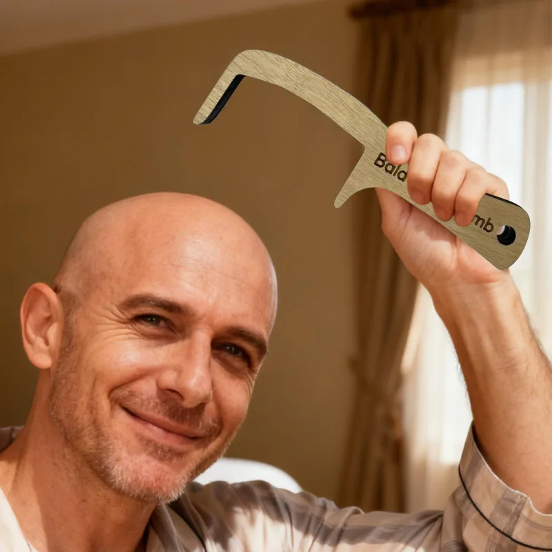 Bald Man Comb Funny Prank Groo - Men'S Grooming Tool recension och pris