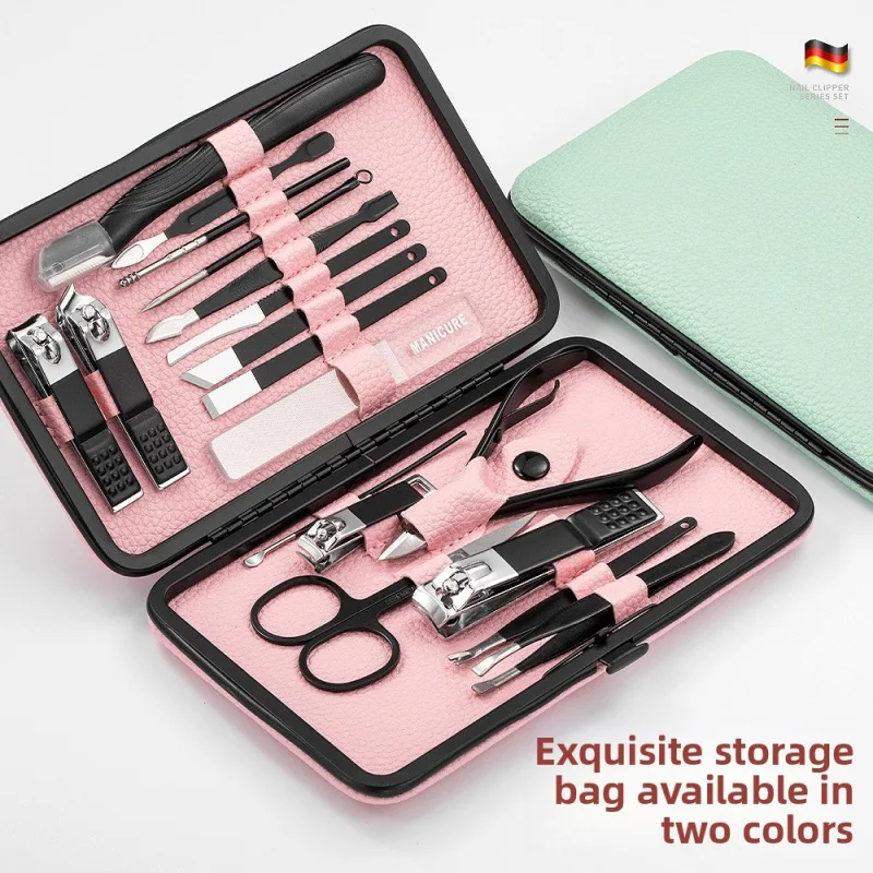 18pcs Manicure Pedicure Set, P - Mens Grooming Kit Gift Set recension och pris