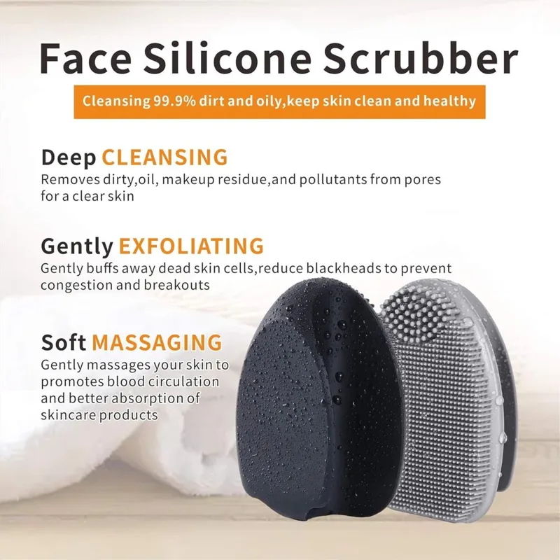 Silicone Ace Scrubber Cleansin - Exfoliating Scrub Mens recension och pris