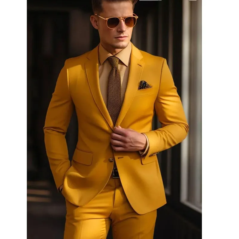Men's Suit Set 2 Piece Stylish - Mens Grooming Tools recension och pris