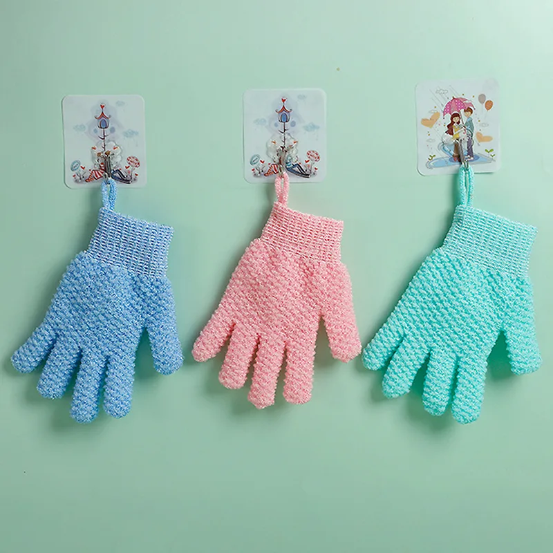 2PCS Exfoliating Bath Gloves S - Exfoliating Scrub Mens recension och pris