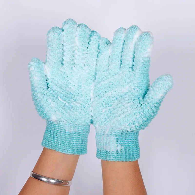 2PCS Exfoliating Bath Gloves S - Exfoliating Scrub Mens recension och pris
