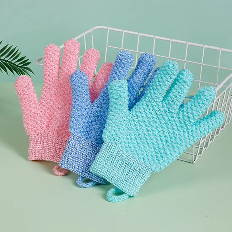 2PCS Exfoliating Bath Gloves S - Exfoliating Scrub Mens recension och pris