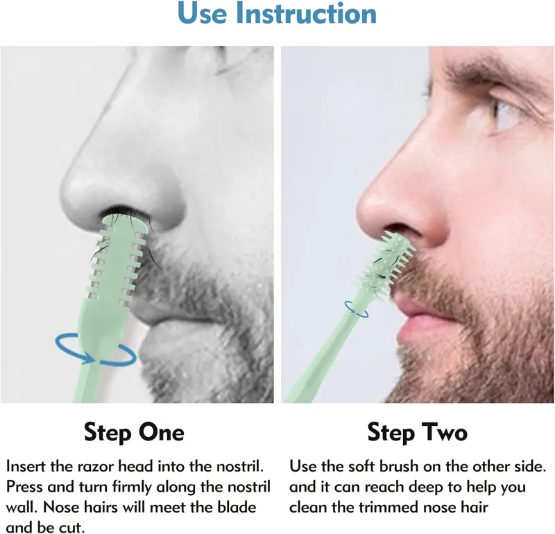 5/20/50Pcs 2-in-1 Nasal Cutter - Mens Grooming Tools recension och pris