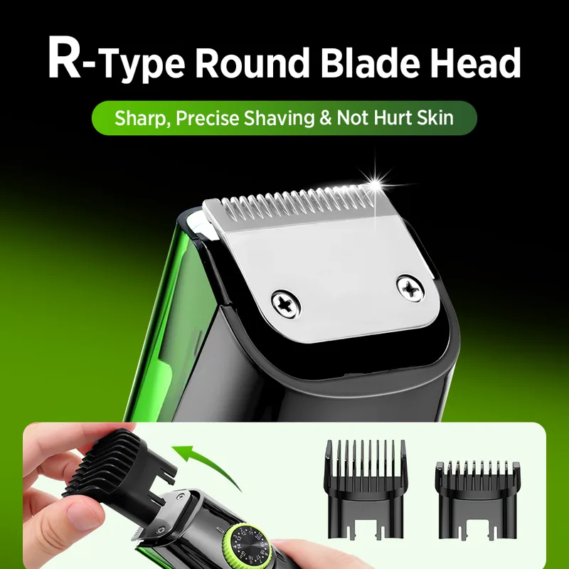 Cordless Men Beard Trimmer Rec - Men'S Grooming Vacuum recension och pris