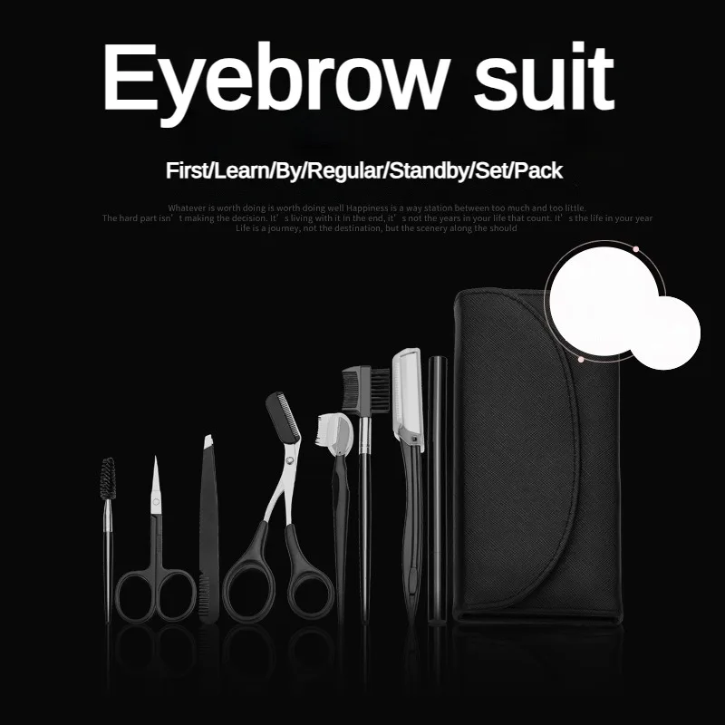 8Pcs eyebrow grooming kit with - Men'S Grooming Essentials recension och pris