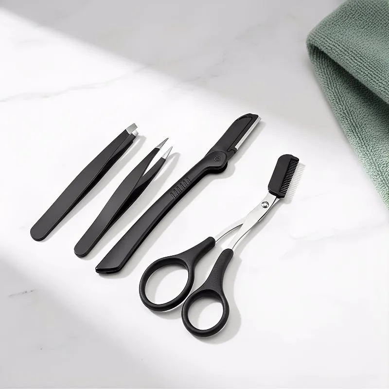 3pcs Stainless Steel Eyebrow K - Men Grooming Home recension och pris