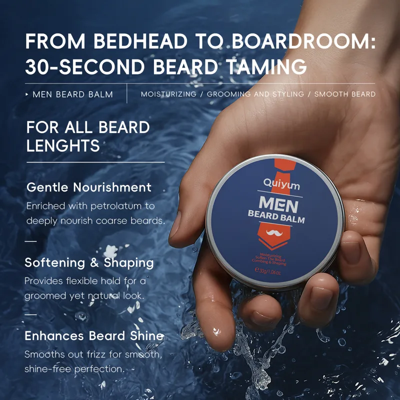 QUIYUM 4Pcs Men Beard & Facial - Exfoliating Scrub Mens recension och pris
