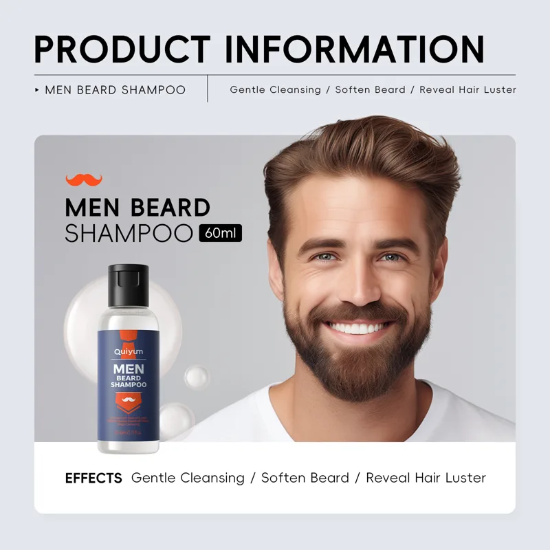 QUIYUM 4Pcs Men Beard & Facial - Exfoliating Scrub Mens recension och pris