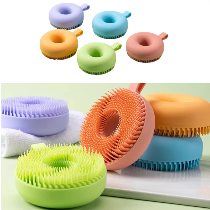 Silicone Body Scrubber Face Br - Exfoliating Scrub Mens recension och pris