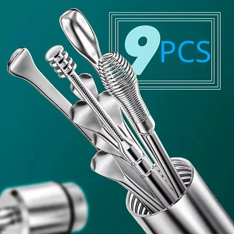 9Pcs/set New 9Pcs/Set Earwax R - Ear Wax Remover recension och pris