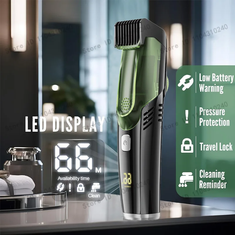 Cordless Men Beard Trimmer Rec - Men'S Grooming Vacuum recension och pris