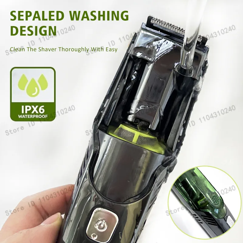 Cordless Men Beard Trimmer Rec - Men'S Grooming Vacuum recension och pris
