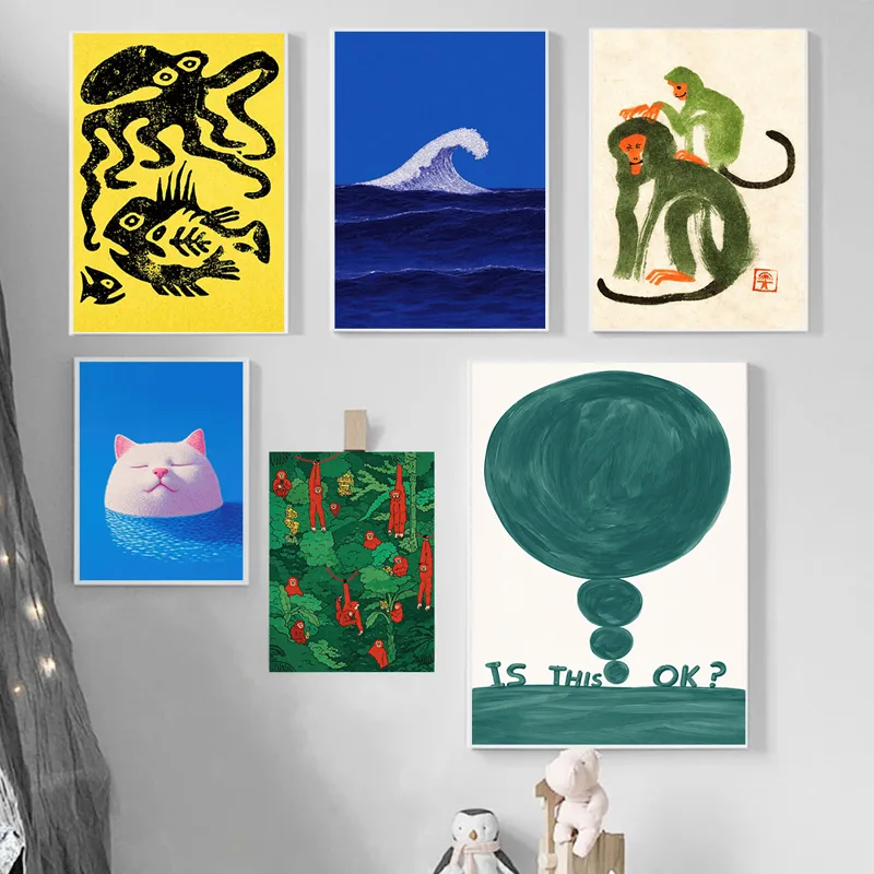 Abstract Two Monkeys Grooming  - Men Grooming Home recension och pris