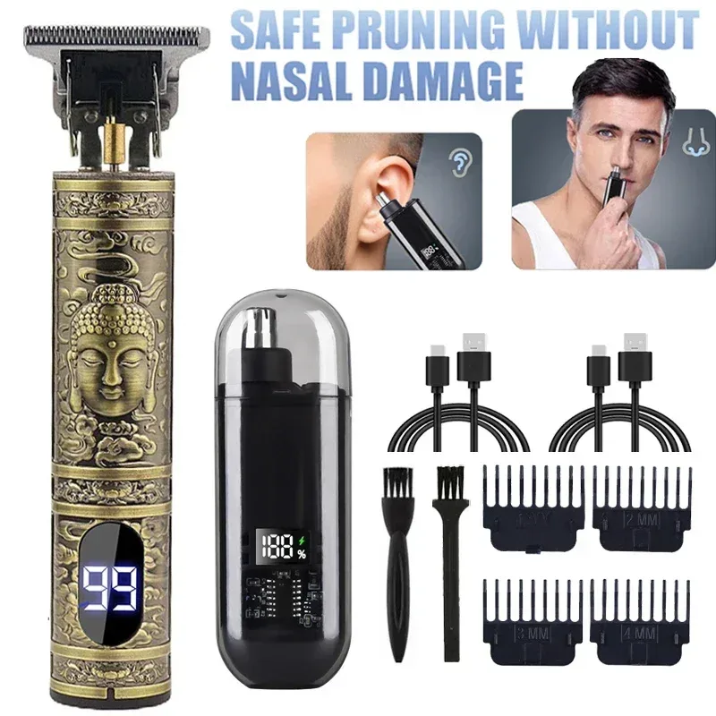 Portable T9 Hair Clipper Nasal - Mens Grooming Tools recension och pris