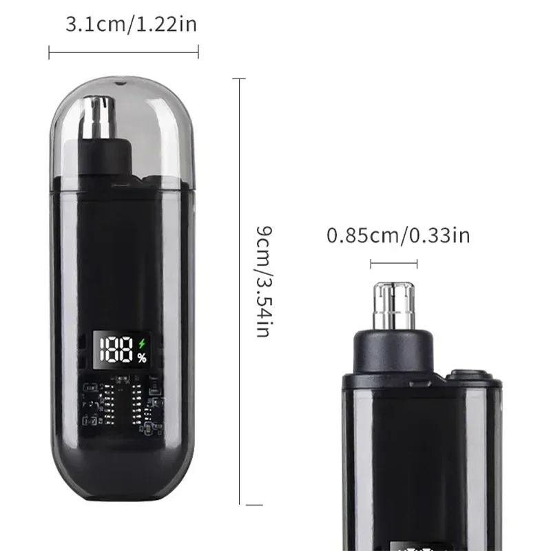 Portable T9 Hair Clipper Nasal - Mens Grooming Tools recension och pris