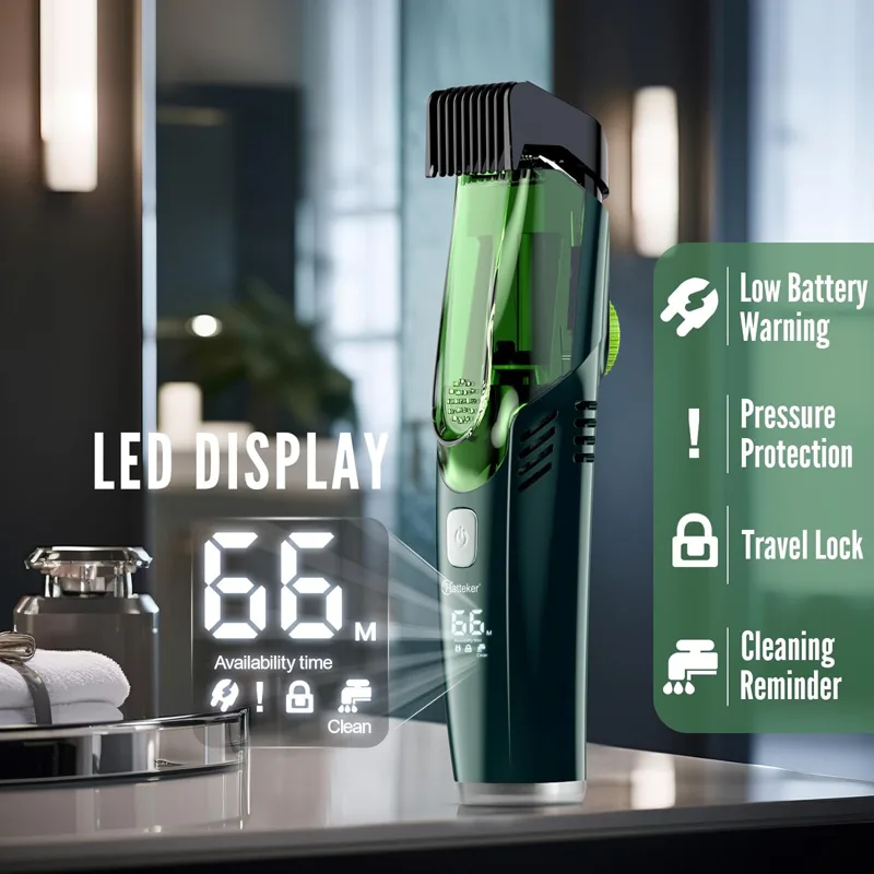 Hatteker Cordless Beard Trimme - Men'S Grooming Vacuum recension och pris