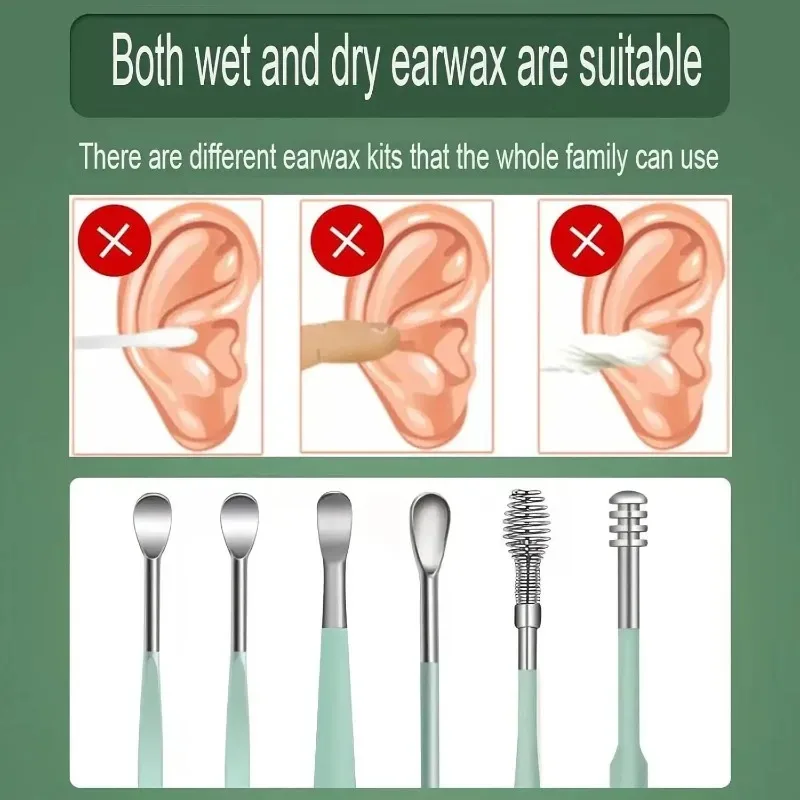 6Pcs/set Earwax Cleaner Earwax - Ear Wax Remover recension och pris