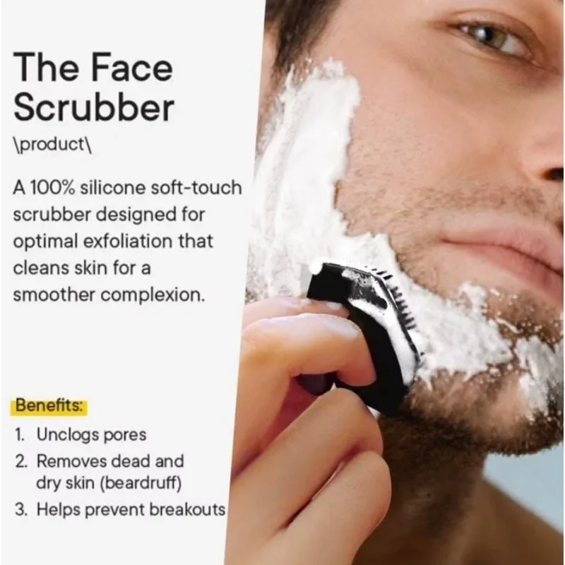 1ilicone Facial Cleaning Brush - Exfoliating Scrub Mens recension och pris