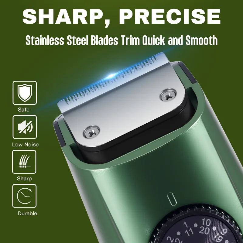 Solimpia Cordless Beard Trimme - Men'S Grooming Vacuum recension och pris