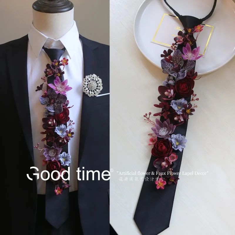 Tie flower simulation flower,  - Men Grooming Home recension och pris