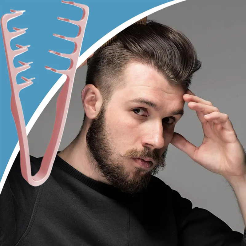 Wide Tooth Hair Comb Volumizin - Men'S Grooming Tool recension och pris