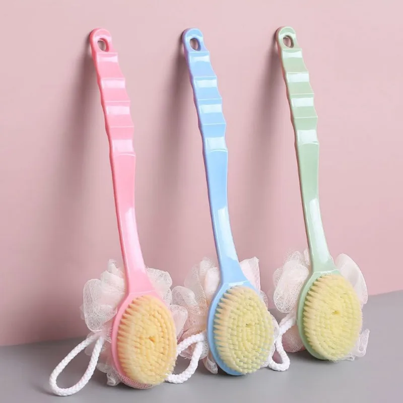 2-In-1 Soft Fiber Bath Brush G - Exfoliating Scrub Mens recension och pris