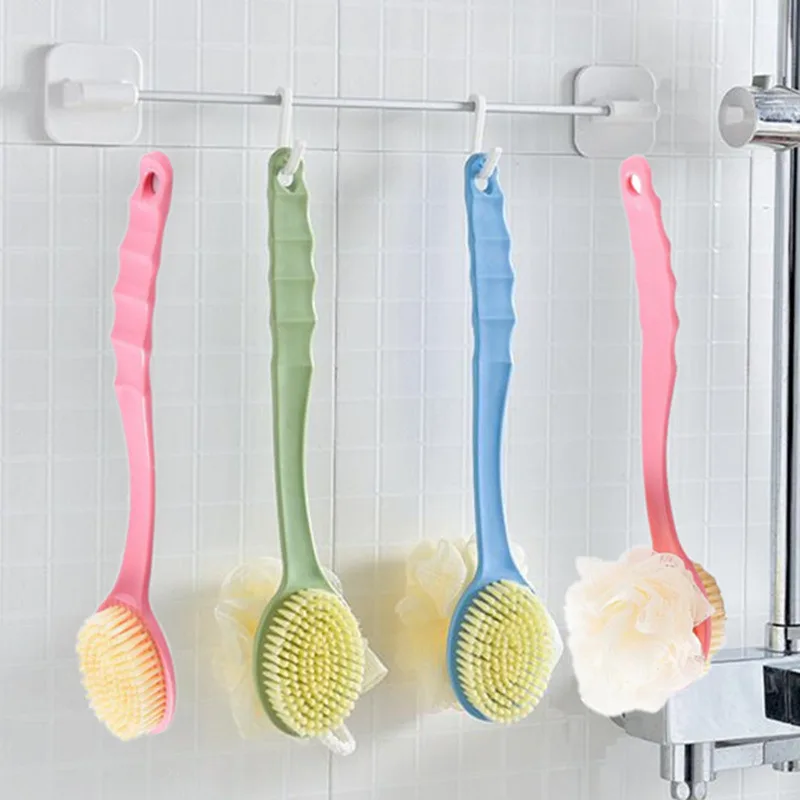 2-In-1 Soft Fiber Bath Brush G - Exfoliating Scrub Mens recension och pris