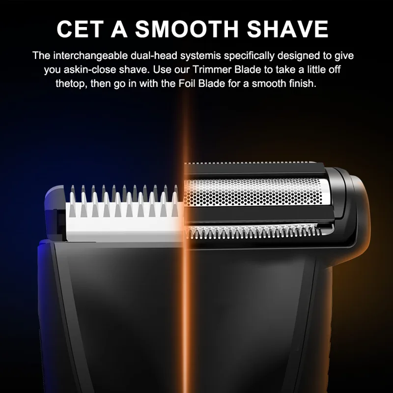 IPX6 Waterproof 2-in-1 Groin/B - Eyebrow Razor Trimmer recension och pris