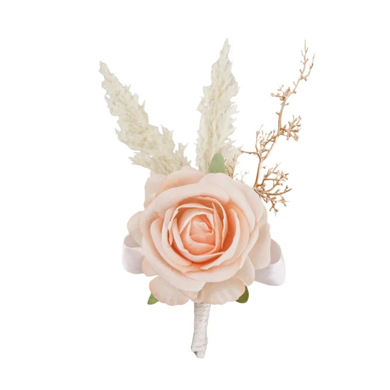 Elegant Rose Boutonniere Handm - Men Grooming Home recension och pris