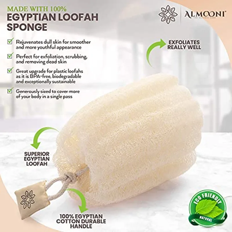 Natural Loofah Exfoliating Bod - Exfoliating Scrub Mens recension och pris