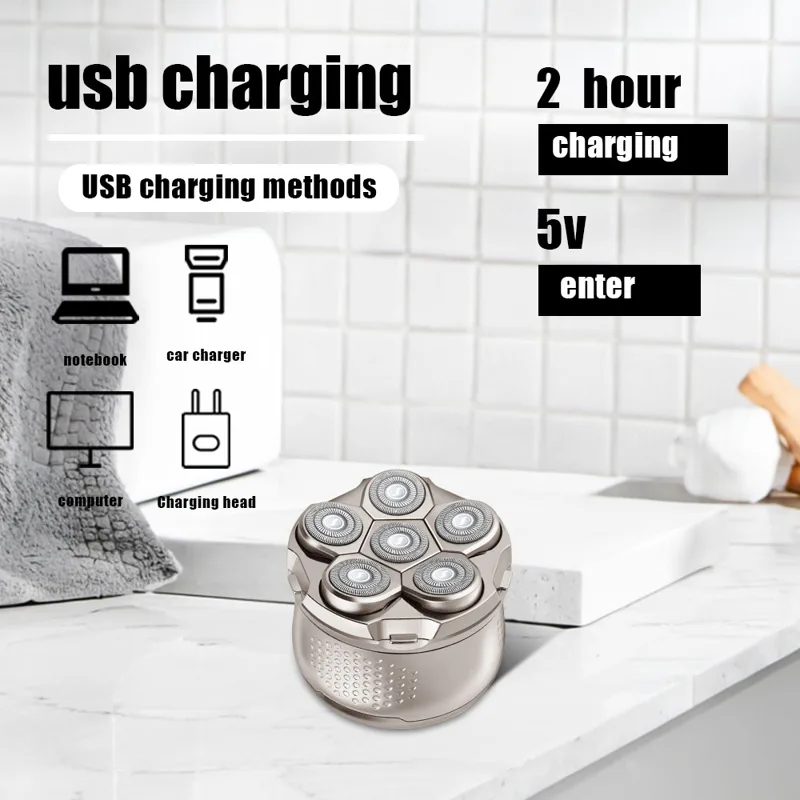 6 Heads Electric Shaver for Me - Men Grooming Home recension och pris